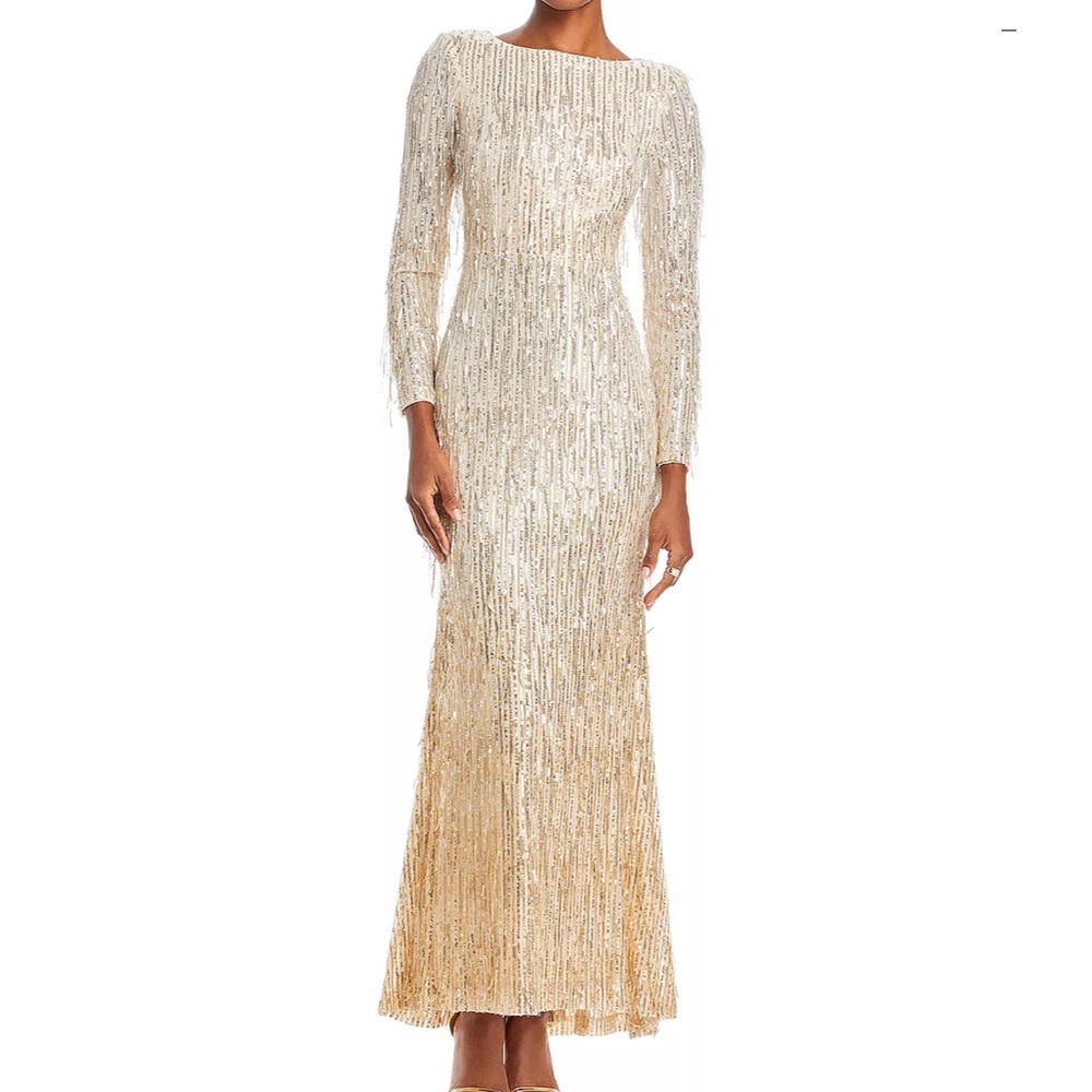 Gold Evening Gown Dress